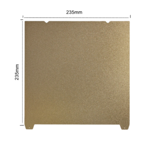 Alternative view of 235x235 mm PEI dvostranska tiskarska plošča