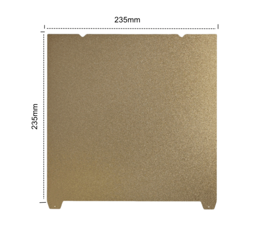 235 x 235 mm PEI-Doppelseitendruckplatte – Bild 2