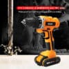 Electric Drill Cordless Screwdriver Lithium Battery azurefilm dlp 3d printers azurefilm