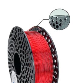 Alternative view of PETG Transparent filament Red