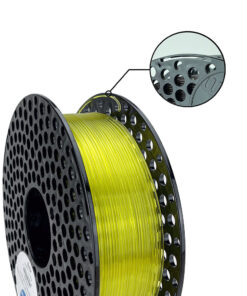 Alternative view of PETG Transparent filament Yellow