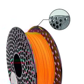 Alternative view of PLA Neon filament Orange