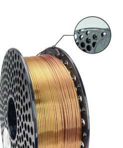 Alternative view of PLA Silk filament Rainbow Amber