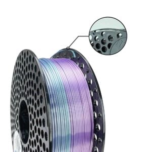 Alternative view of PLA Silk Filament Rainbow Aurora