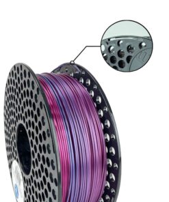 Alternative view of PLA Silk filament Rainbow Candy