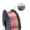 PLA Silk filament Rainbow Tropicana spool