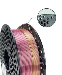 Alternative view of PLA Silk filament Rainbow Tropicana