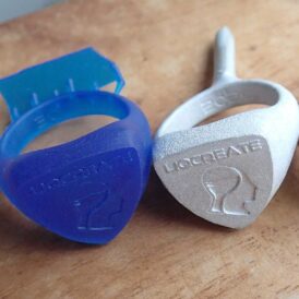 Alternative view of Liqcreate Wax Castable Blue smola