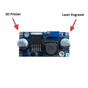 Alternative view of Board for Laser Engraver Connecting