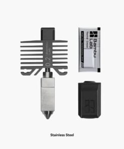 Bambu hotend with nozzle