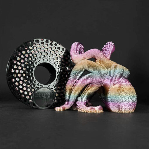 PLA Silk filament Rainbow Tropicana - Image 4