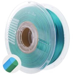 3d-filament-PLA-Silk-Dual-Color-Emerald-Surf-Master-Spool-Front-azurefilm
