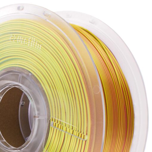 3d-filament-PLA-Silk-Tri-Color-Sunrise-Pop-Master-Spool-Front-zoom-azurefilm