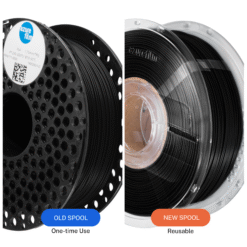 Alternative view of PLA Silk Dual Color Emerald Surf 1+1 GRATIS