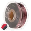3d filament PLA Silk Dual Color Crimson Steel Master Spool Back azurefilm