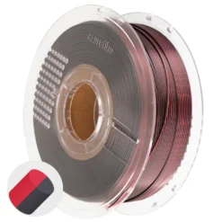 Alternative view of PLA Silk Dual Color Crimson Steel