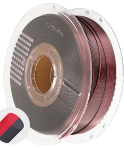 Alternative view of PLA Silk Dual Color Crimson Steel