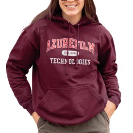 AzureFilm Varsity Hoodie Bordeaux Red