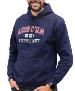 AzureFilm Varsity Hoodie Navy Blue