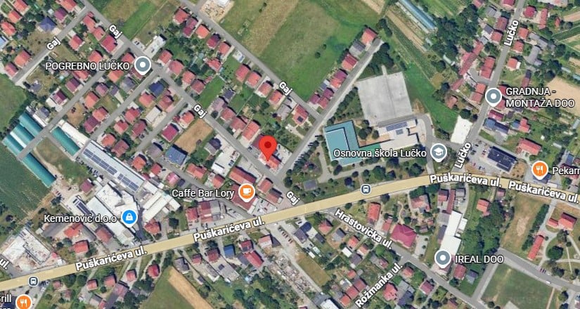 LOKACIJA TRGOVINA ZAGREB