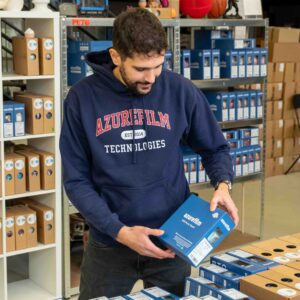 hoodie navy blue Lifestyle spool azurefilm 1