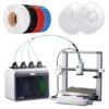 3d printer Creality SPARKX i7 Combo PRO Pack Refill PLA Black White Red Blue Master spool SNAPMAKERU1FPR4 azurefilm