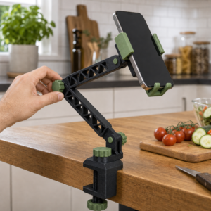 PETG CF 04 Mechanical Phone Arm Onyx Black Olive Green