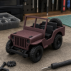 PLA CF 03 Willys Jeep Damson Bordeaux Onyx Black