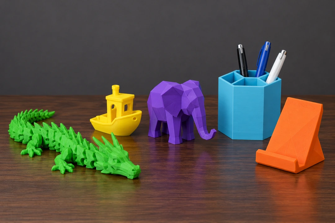 Refill PLA Original 1.75mm 11 Refill PLA Original 3D-printed dragon, boat and desk items