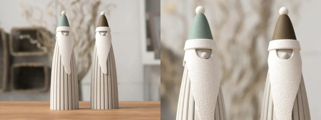 Top 10 božićnih darova koje možete 3D printati 8 3D-ispisani ukrasi Djed Božićnjak za čajne svijeće