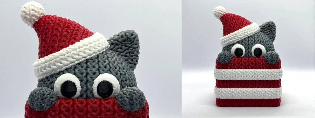 Top 10 božićnih darova koje možete 3D printati 7 3D-ispisane poklon-kutije u obliku pletene mačke