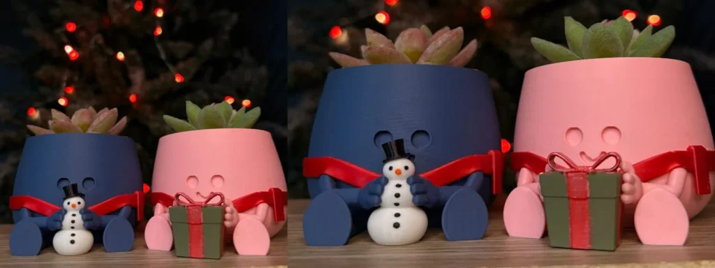 Top 10 božićnih darova koje možete 3D printati 5 3D-ispisane blagdanske tegle za cvijeće
