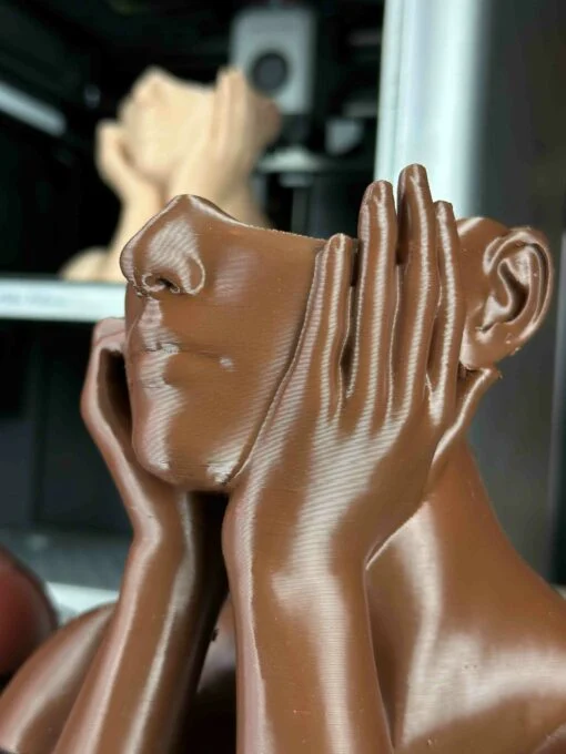 PETG Skin kolekcija: oživite svoje 3D modele 1 3D-ispisana skulptura ruku od PETG Skin