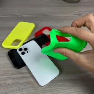 Najbolji materijali za 3D ispis 5 Zelena 3D-ispisana fleksibilna futrola za mobitel