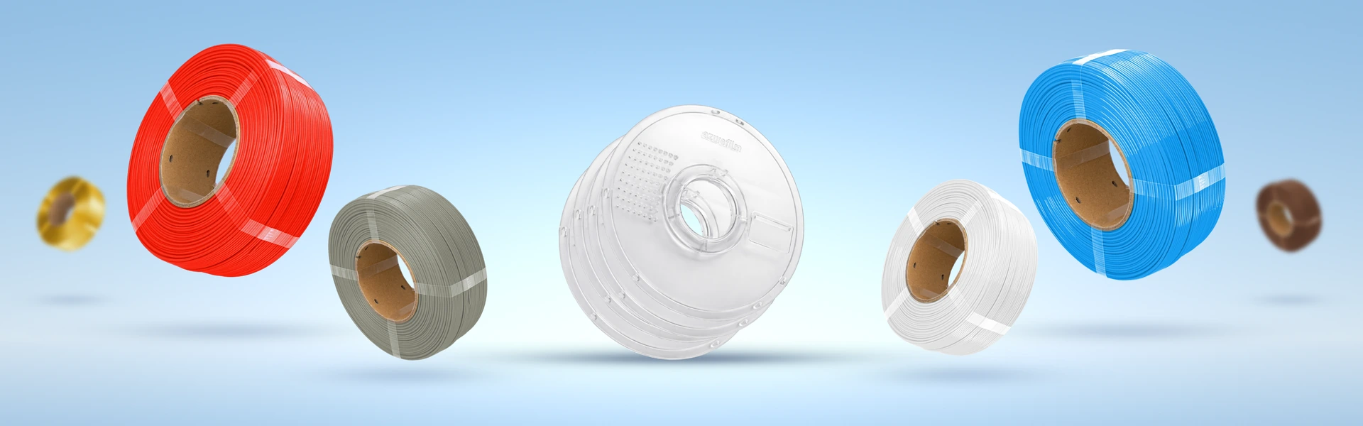 REFILL FILAMENTS: Choose your Refill filament without spool for sustainable 3D printing