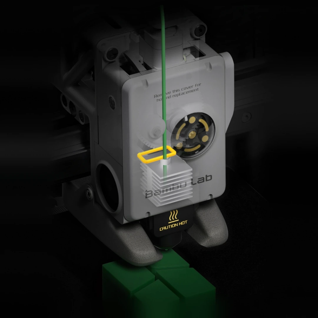 Bambu Lab A1 Combo BUNDLE 5 Bambu Lab A1 toolhead with active flow rate compensation
