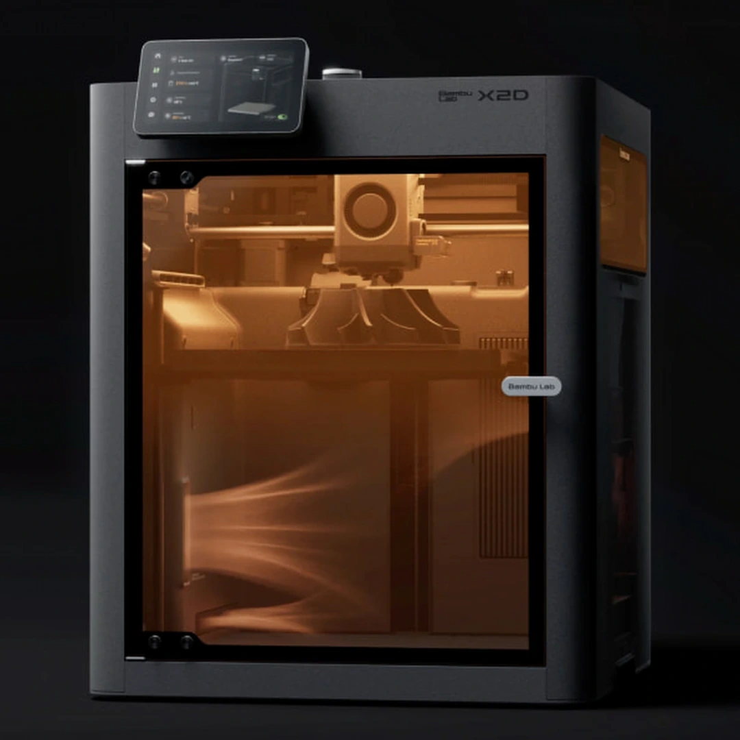 Bambu Lab X2D Combo 6 Bambu Lab X2D with 65°C active heated chamber