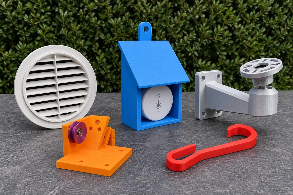 Bambu Lab H2S Combo 3 Functional parts printed on the Bambu Lab H2S