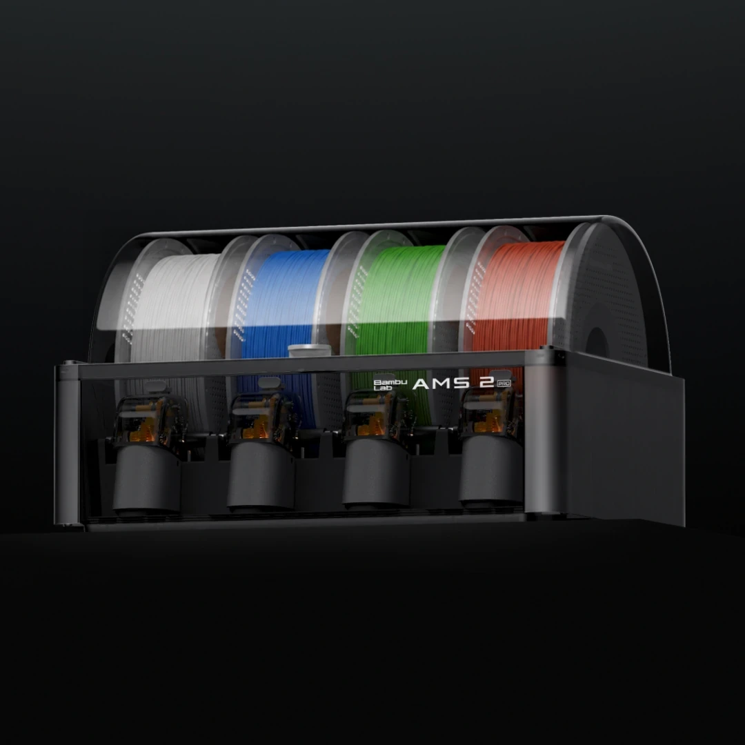 Bambu Lab H2D Combo 7 Bambu Lab AMS 2 Pro filament system
