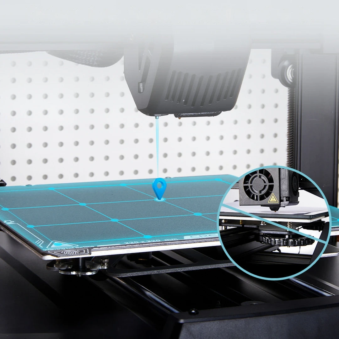 Creality Ender 3 V3 SE + PETG 3-pack Basic 4 Creality Ender-3 V3 SE full-auto levelling