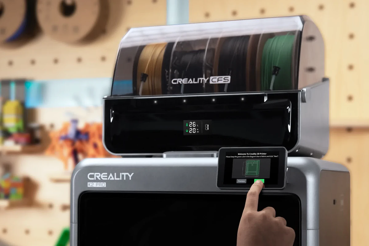 Creality K2 Plus Combo 3 Creality K2 Plus Combo touchscreen