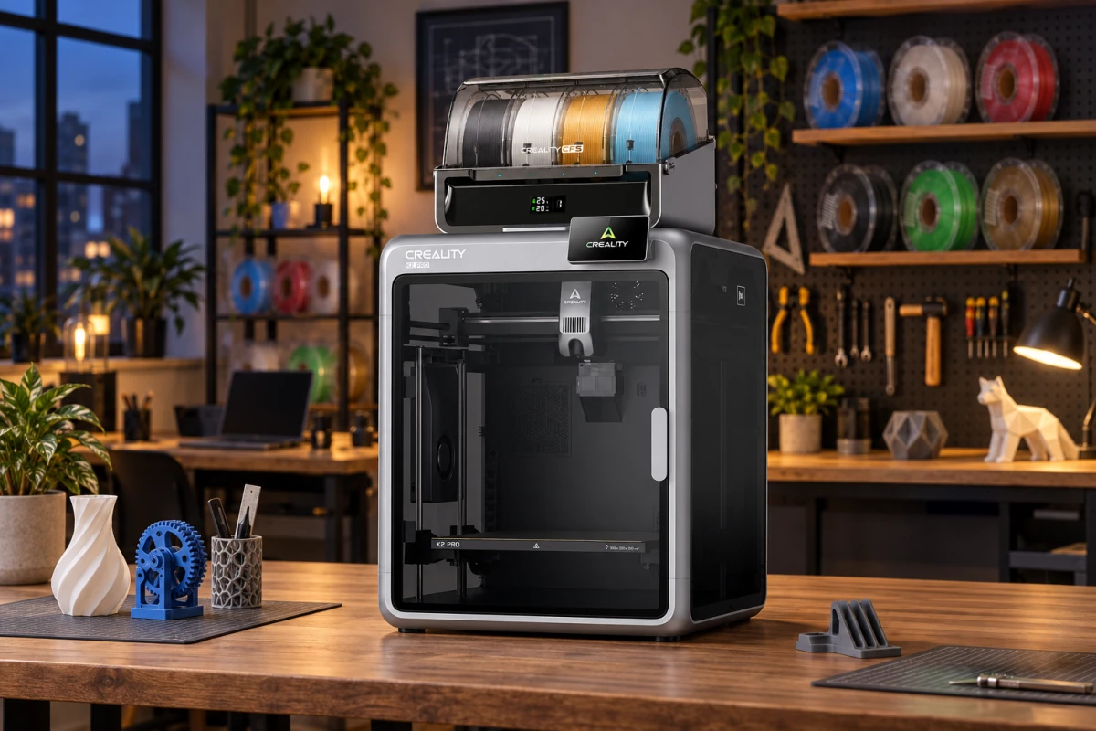 Creality K2 Pro Combo 2 Creality K2 Pro Combo v dílně
