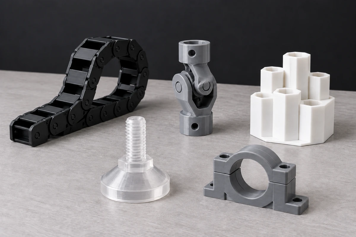 Creality K2 Combo 2 Functional parts printed on the Creality K2