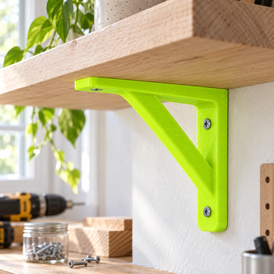 Refill PETG Hyper Speed Neon 1.75mm 6 Neon green PETG Hyper Speed 3D-printed shelf bracket