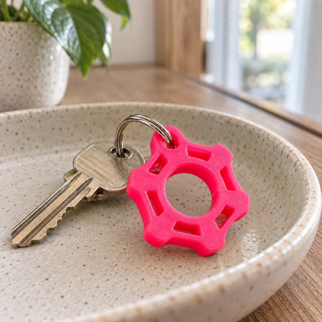 Refill PETG Hyper Speed Neon 1.75mm 9 Neon pink PETG Hyper Speed 3D-printed keychain