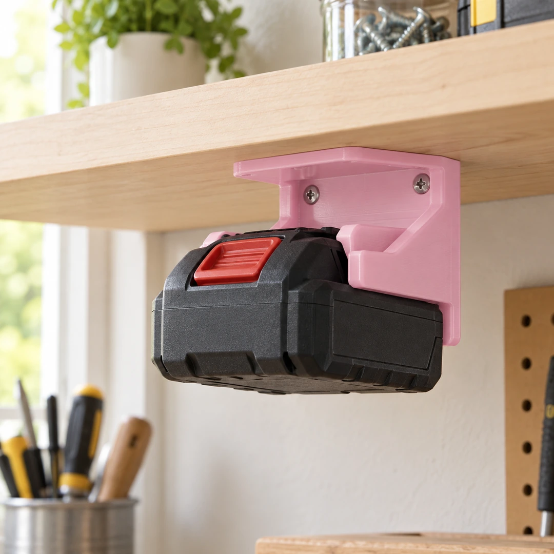 Refill PETG Hyper Speed Pastel 1.75mm 7 Pastel pink PETG Hyper Speed 3D-printed tool battery wall mount