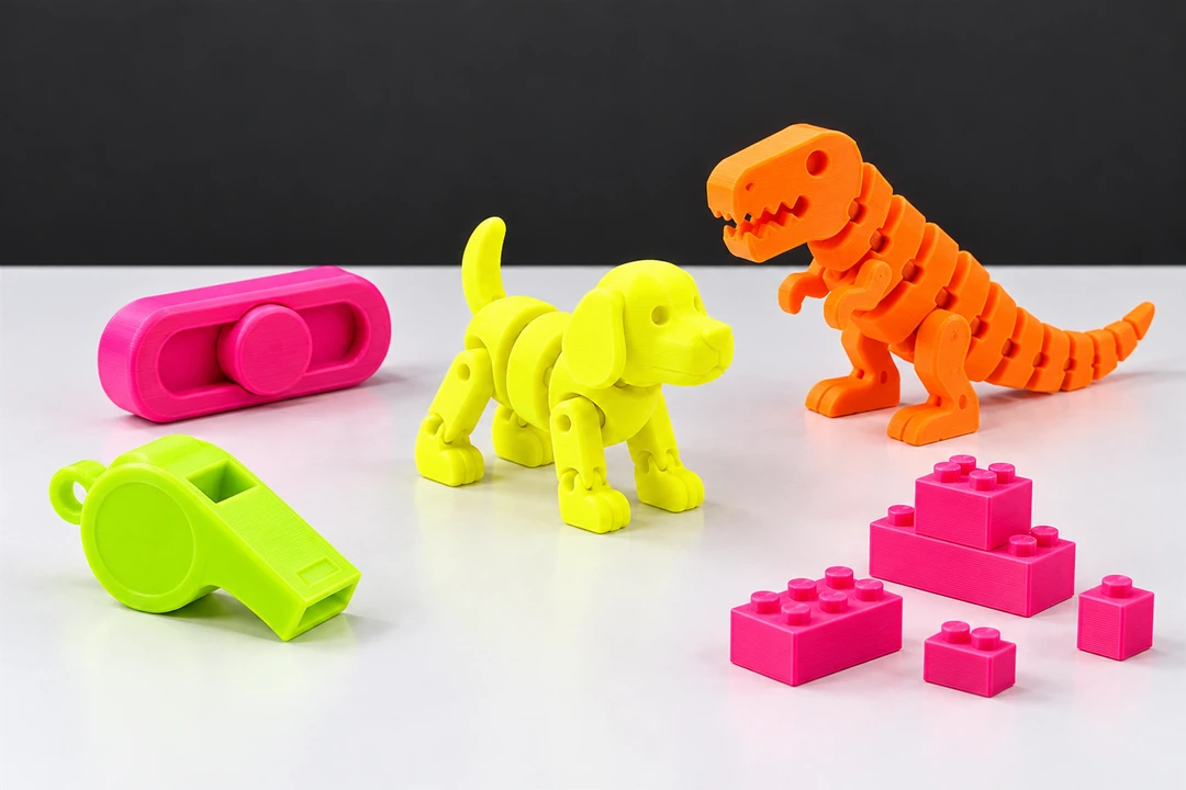 PLA Neon 1.75mm 11 PLA Neon 3D-printed dinosaurs and toys