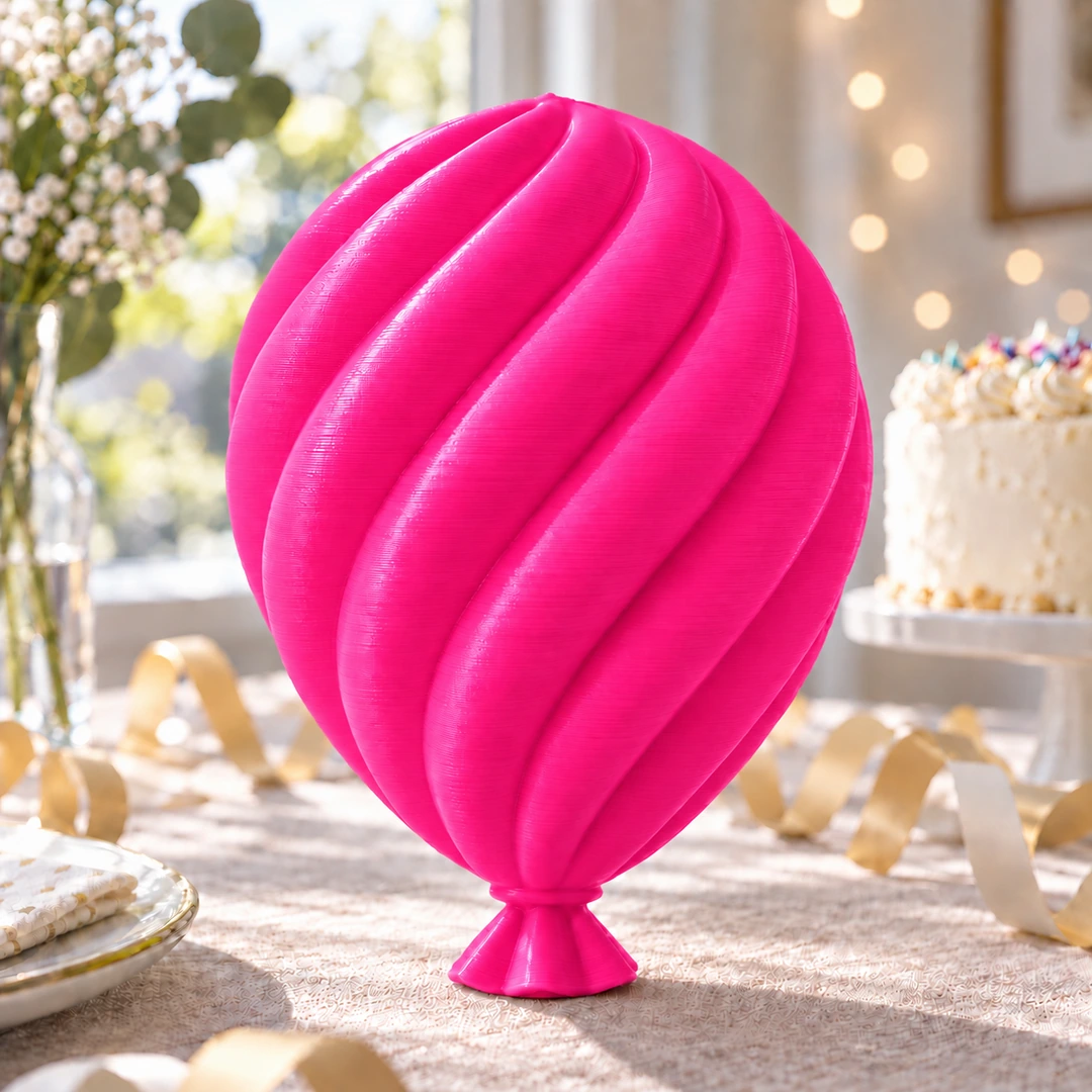 PLA Neon 1.75mm 9 PLA Neon pink 3D-printed balloon
