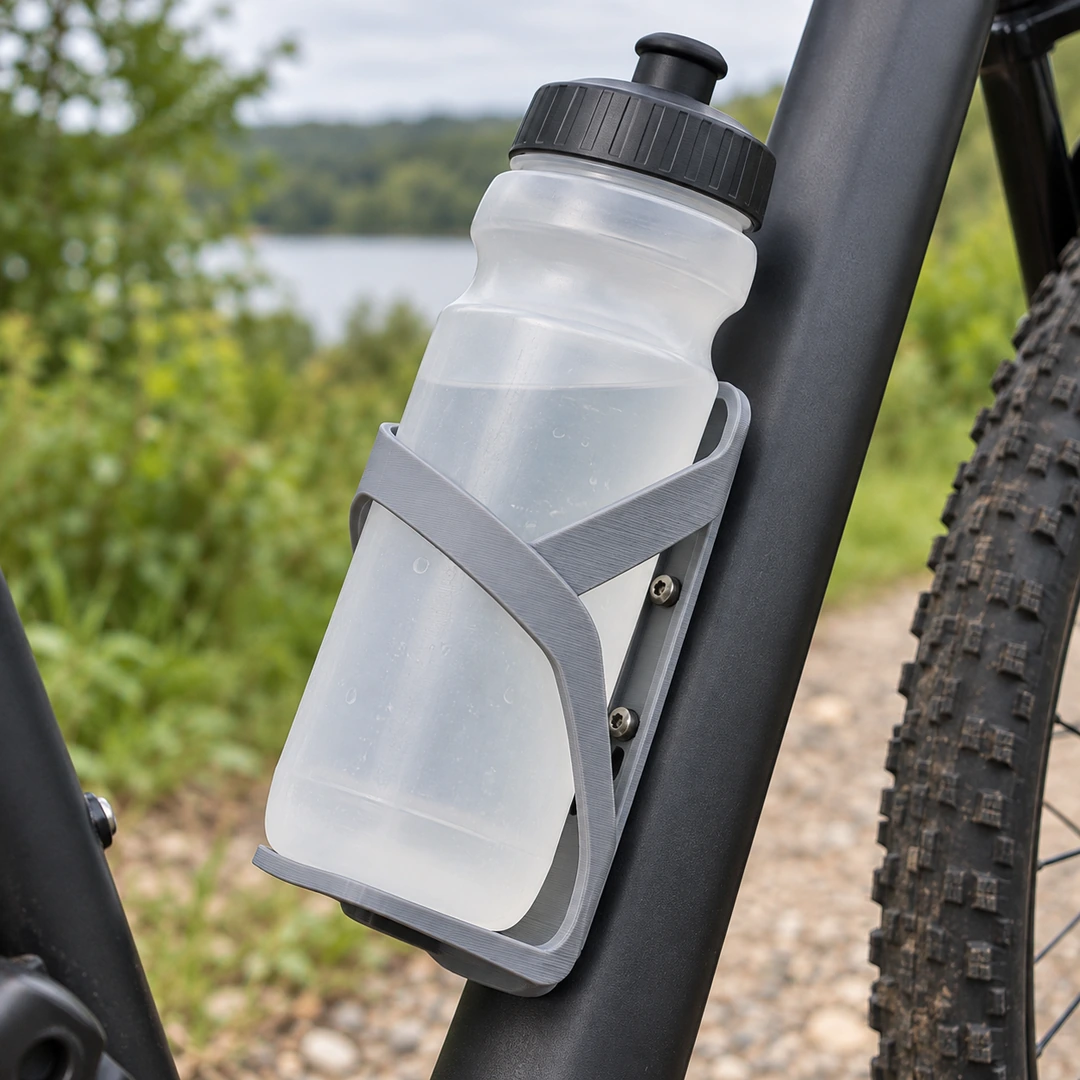 ASA Original 1.75mm 9 ASA Original 3D-printed bottle holder on a bicycle