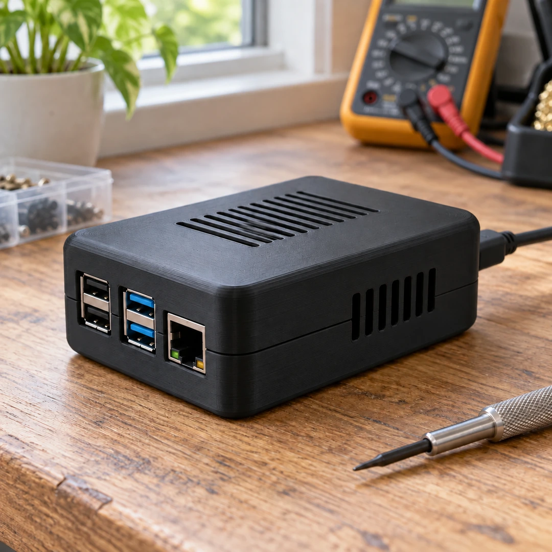 ASA Prime 1.75mm 7 Black ASA Prime 3D-printed electronics housing